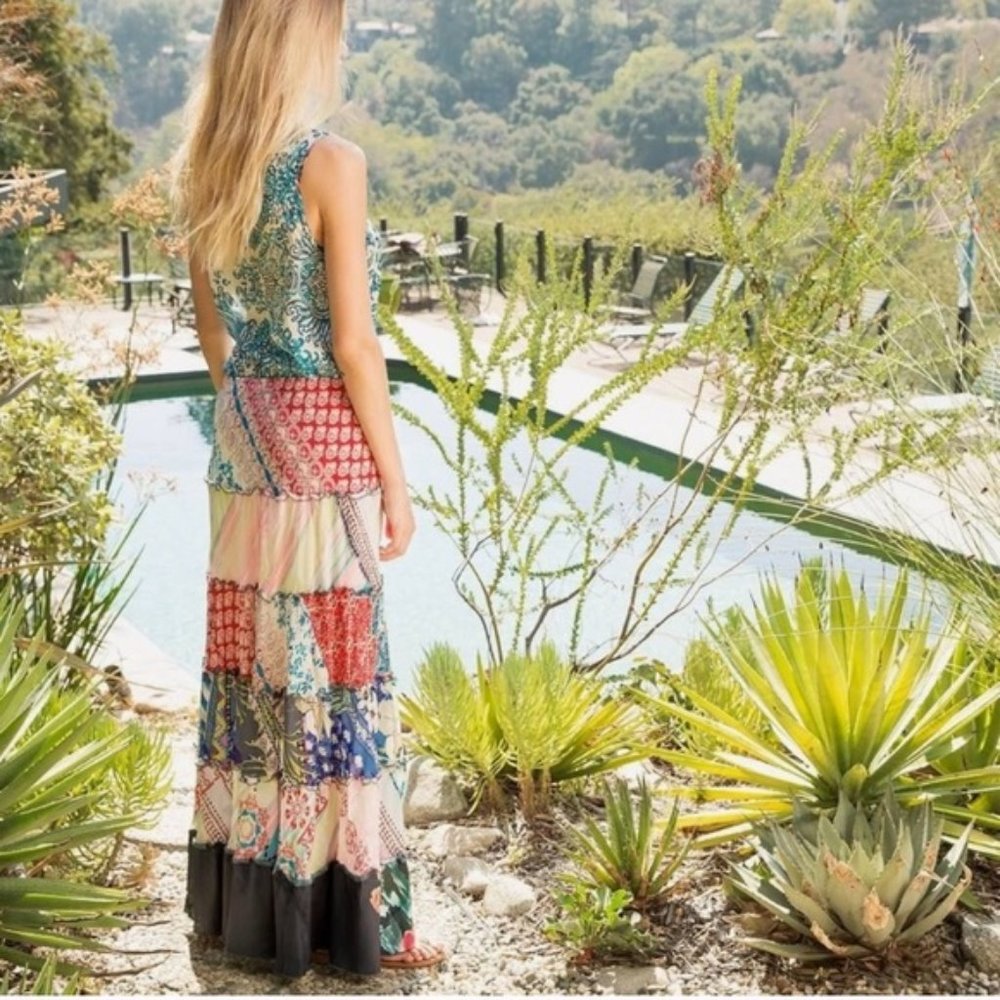 Johnny Was Collection Boho Maxi Skirt